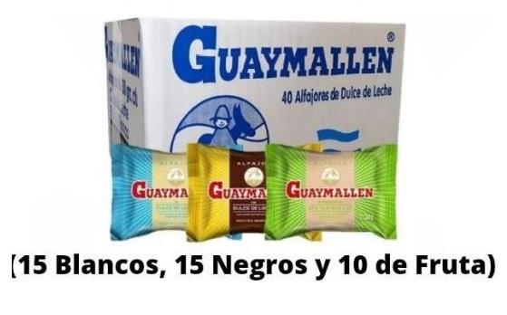 Alfajor GUAYMALLEN Simple (SURTIDO 2) x 40u.